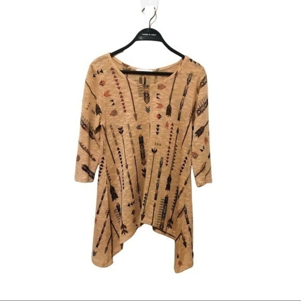 Etched U.S.A. Tribal Blouse